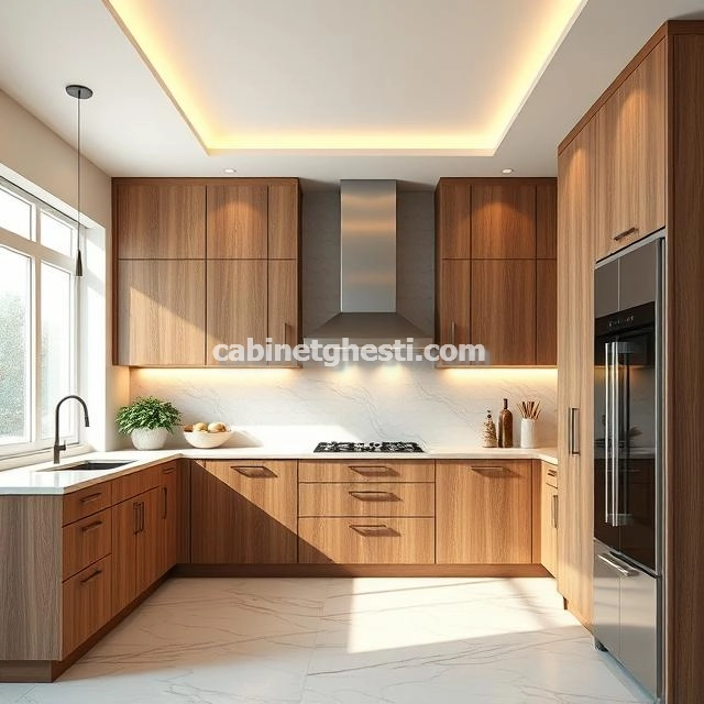 صنایع چوبی گندم خرید و فروش کابینت سفارشی دو رنگ در تهران